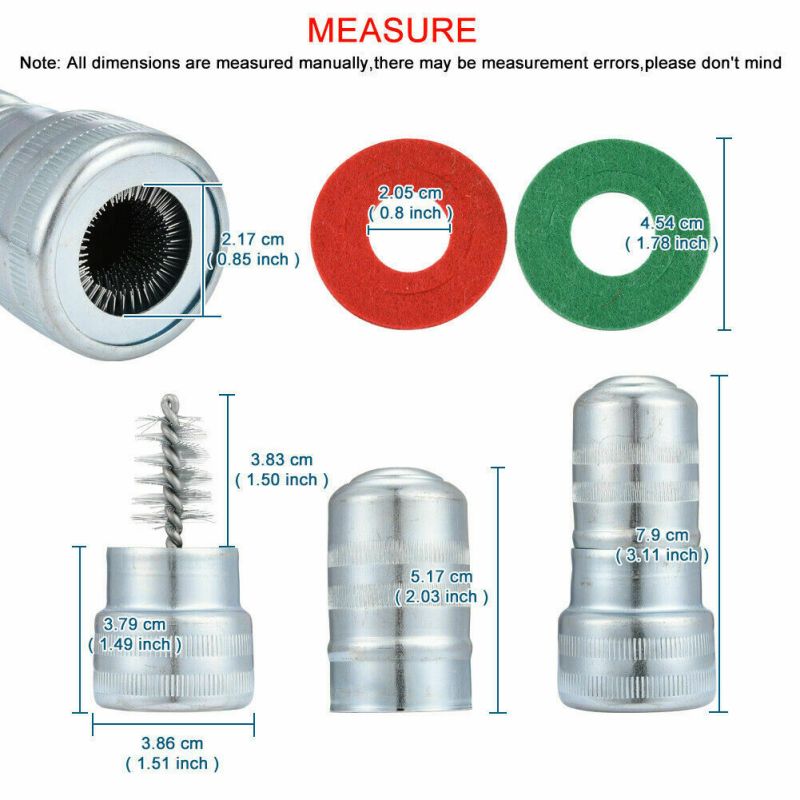 2x Car Battery Terminals 12V Auto Cable Connector Adapter Clamps Clip + Car Wash Cleaning Wire Dirt Corrosion Brush Cleaner UTV