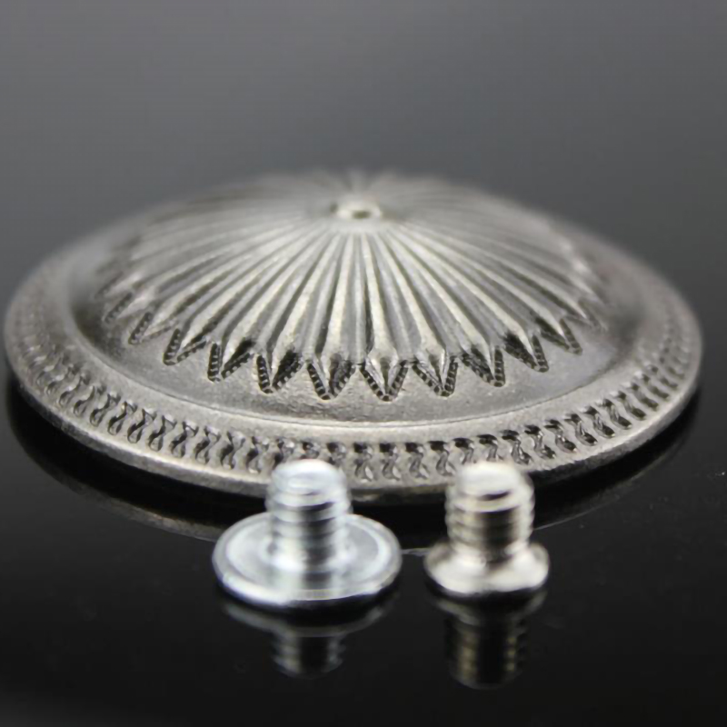 37mm päivänkakkara kukka kilpi kukkaro lompakko solki tappi ruuvi takaisin niitti conchos nahka askartelu vyö laukku koruja tarvikkeet