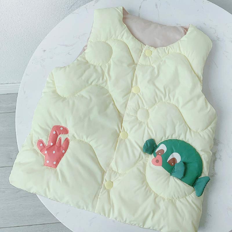 Ours Leader enfant en bas âge bébé dessin animé gilets hiver enfants filles beau modèle vêtements d'extérieur infantile mignon tenues 2-6Y: AH4156yellow / 4T