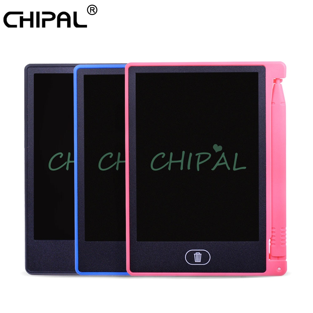 CHIPAL 4.4 ''LCD Schrijven Tablet Digitale Grafische Tablets Elektronische Handschrift Tekening Pad met Pen/Batterij voor Kids Kinderen