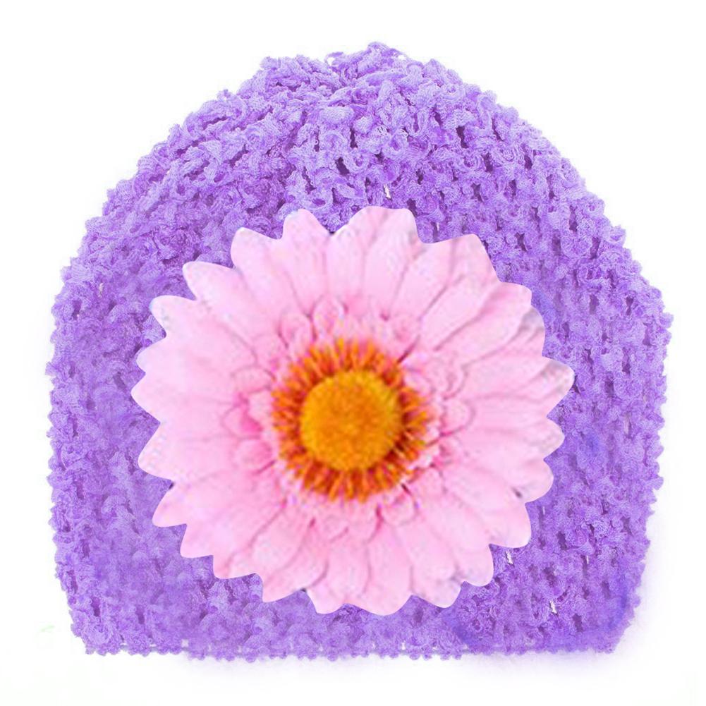 Kindermutsen baby lente herfst realistische zonnebloem holle haak elastische tulband muts muts foto prop zonnehoed buitenmuts кепка
