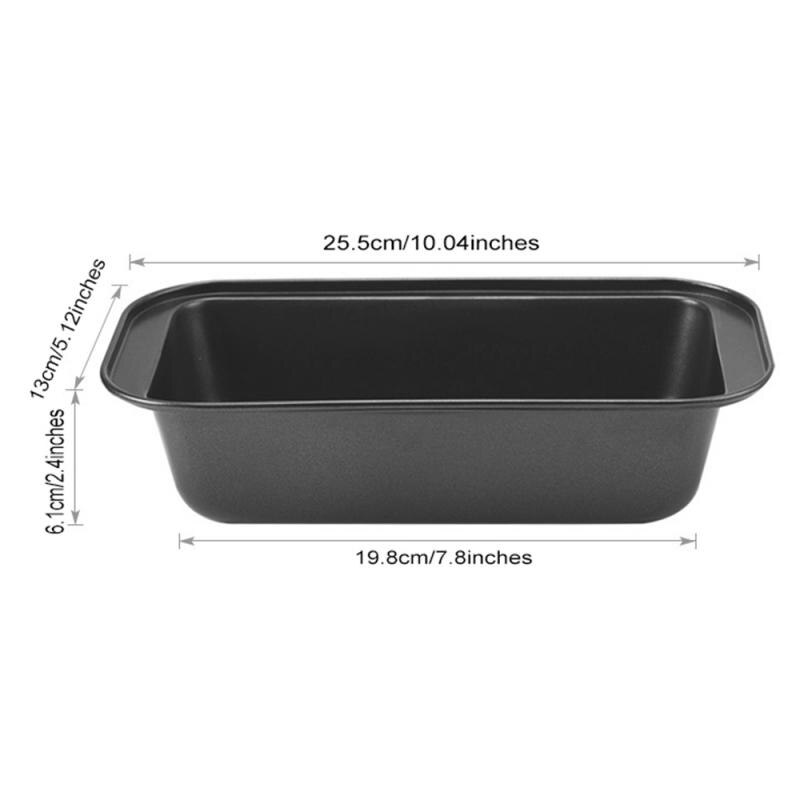 Carbon Steel Oval Shaped Bread Baking Dishes Non-stick Cake Pan Cheese Cake Toast Pan-Bread Cake Mold Kitchen Bakeware Gadget