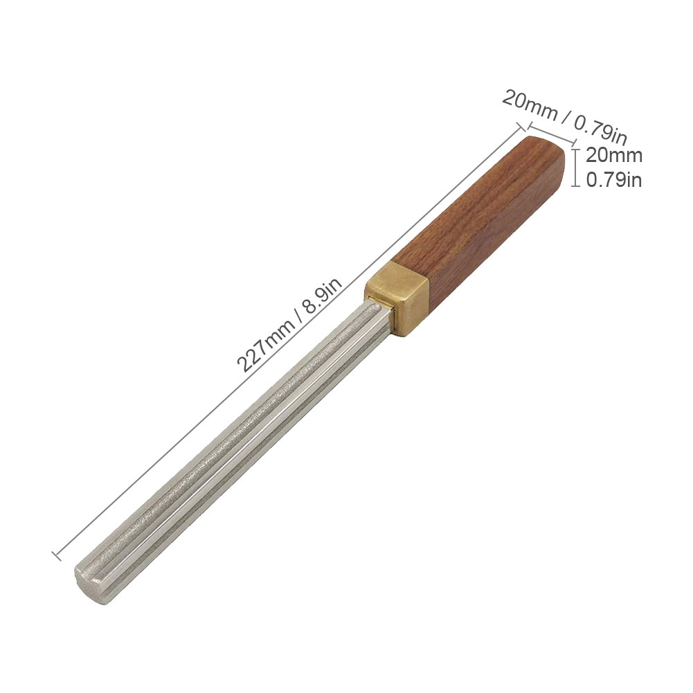Guitare basse arrondie, lime à frettes, bord de couronne, poignée en bois, polissage, 4 fentes, accessoires de réparation, revêtement diamant Luthier