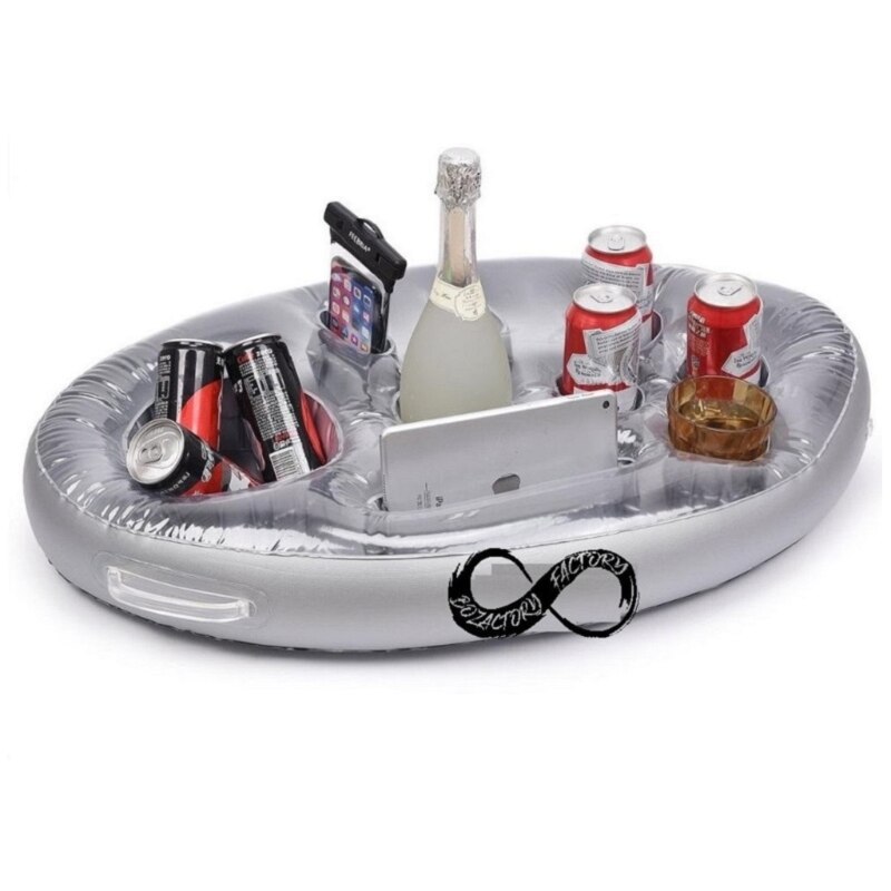 Fancy Opblaasbare Drijvende Drinken Houder Zwembad Voedsel Lade Koeler Serveren Bar Voor Zomer