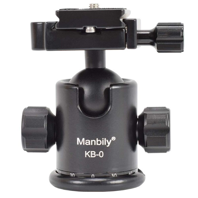 Manbily A-222 Camera Portable DSLR Aluminum Monopod Tripod M1 Stand Base KB-0 Tripod Ball Heads, Monopod Max. 5KG