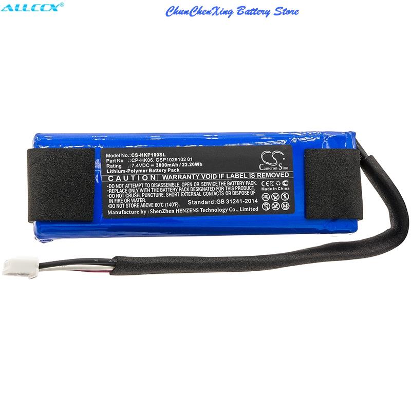 Cameron Sino 3000 Mah Batterij CP-HK06,GSP1029102 01 Voor Harman/Kardon Gaan Spelen, Gaan Spelen Mini