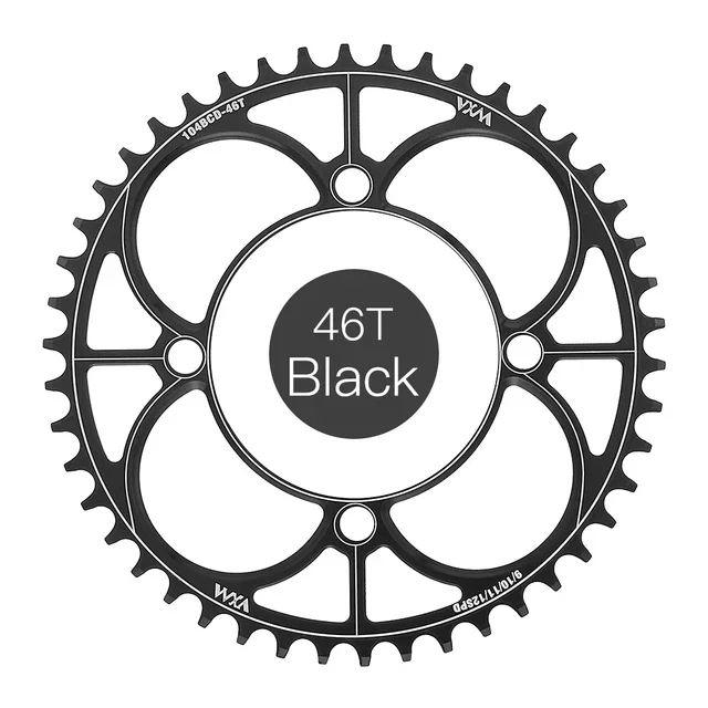 VXM-104BCD Mountainbike Crank Kettingblad Ronde 30 T-52 T Smalle Brede Ketting Wiel Ster Ring MTB licht 104 BCD Fiets Accessoire: Roze