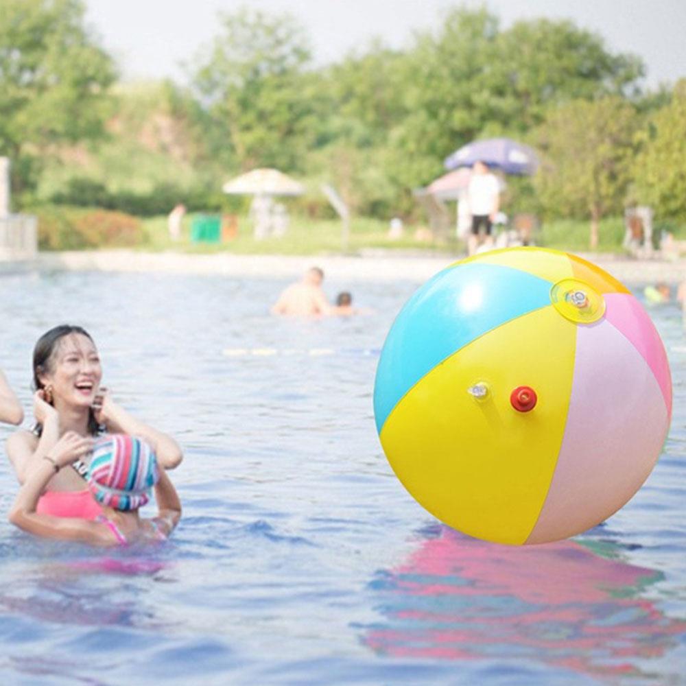 65/75cm água spray inflável bola inflável pvc praia bola brinquedo para gramado ao ar livre verão jogo crianças brinquedo bola waterjet
