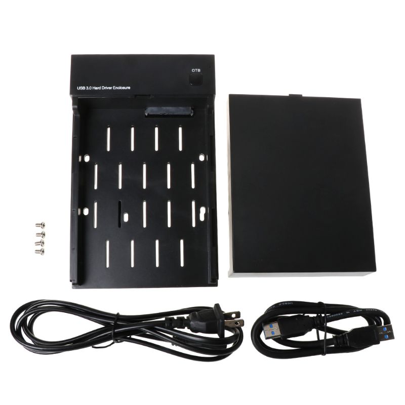USB3.0 to 2.5" 3.5" SATA Hard Drive Disk External Enclosure SSD HDD Disk Caddy