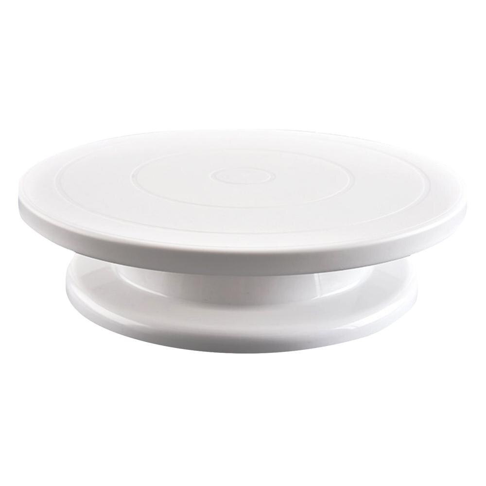 thumbnail image 2 of 14cm Pink Mini Cake Decorating Turntable – Manually Rotating Stand For Cookies 2 of 5