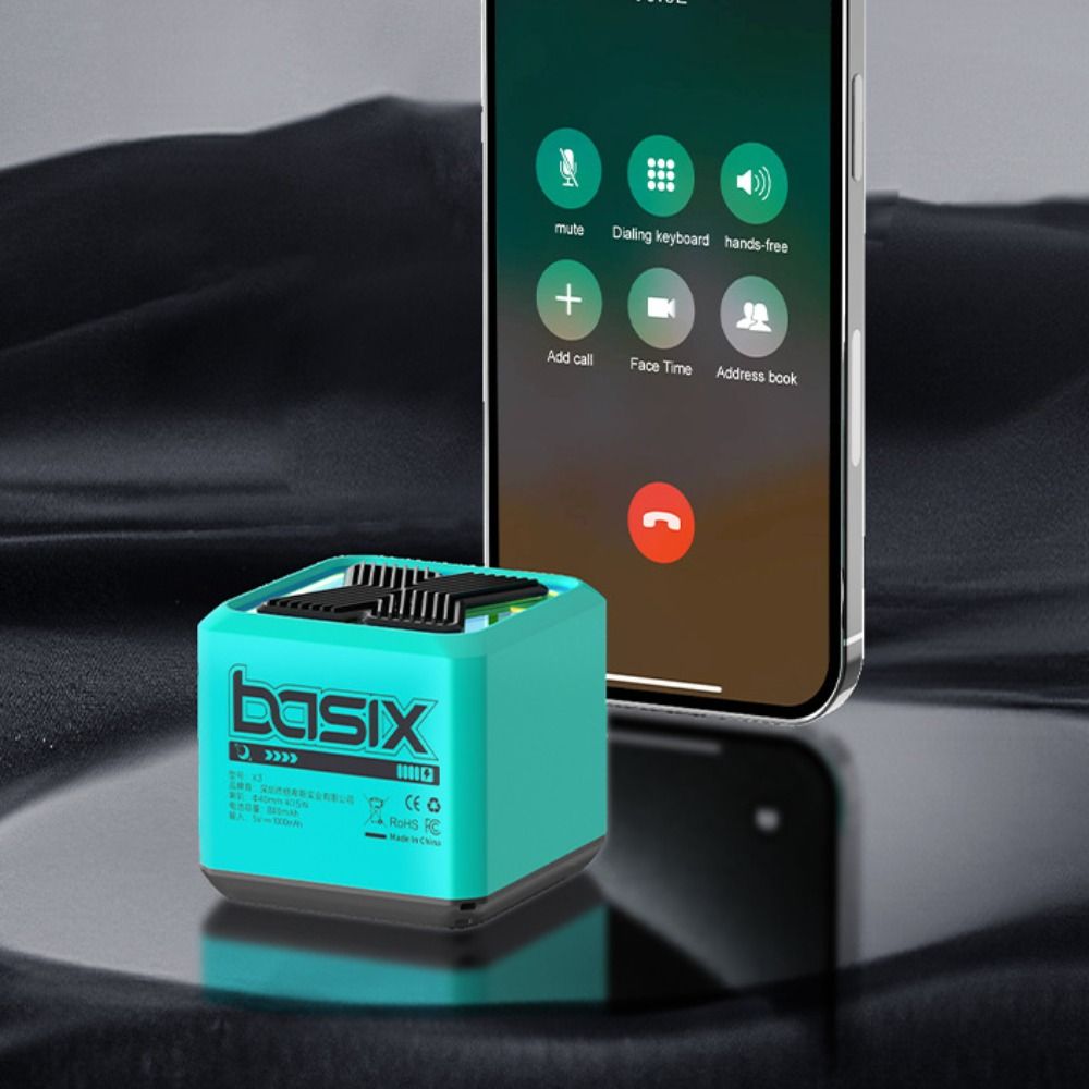 Högt stereoljud mini bluetooth-högtalare bärbar mini-storlek trådlös högtalare trådlös anslutning surroundljud