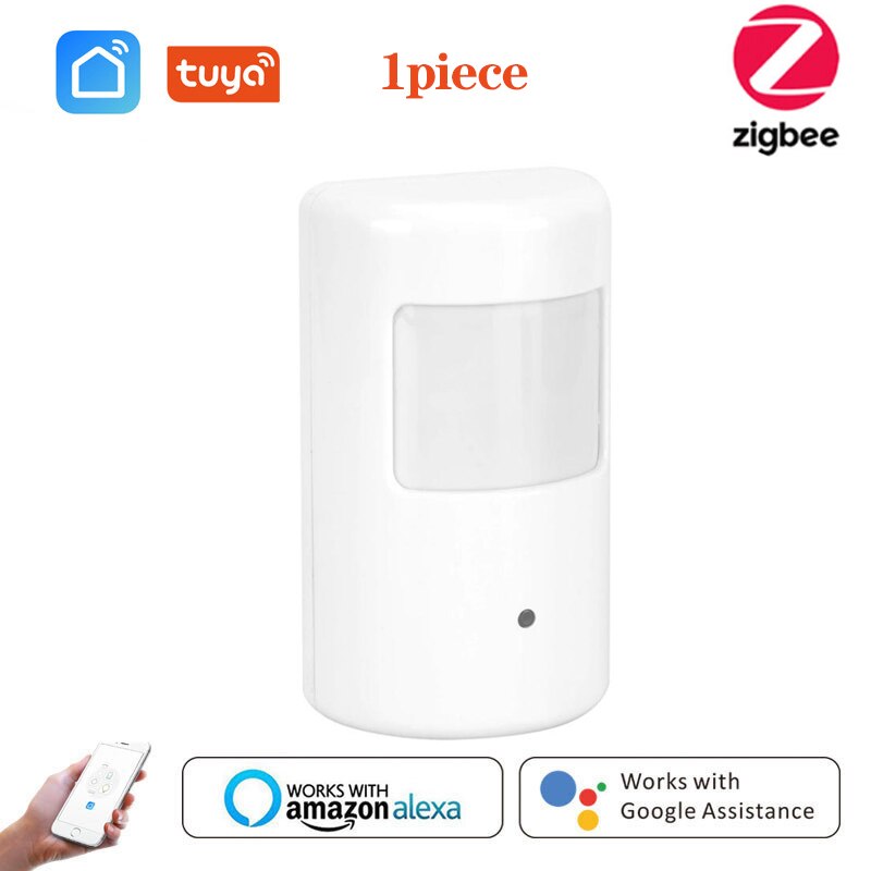 Tuya Zigbee Human Body Sensor Wireless Smart Body Movement PIR Motion Sensor Zigbee 3.0 Use With Gateway Tuya Smart Life App: 1piece