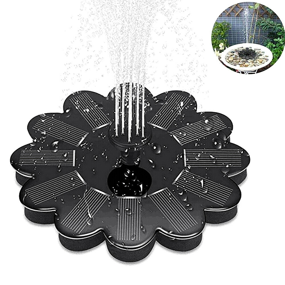 Solar Fountain Garden Kit Solar Water Pump Outdoor Landscape Fish Pool Pond Solar Water Pump Floating Fountain Garden Decoration