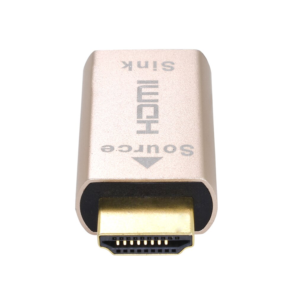 TISHRIC voor HDMI 2.0 Virtuele Adapter EDID DDC Dummy Plug Headless Ghost voor HDMI Display Emulator tot 3840*2160