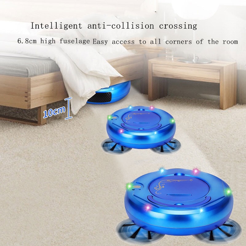 Smart Sweep Robot Intelligent Floor Cleaner Vacuum 3 in 1 Cleaning for Home Room QP2