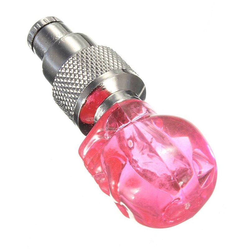 4x ventieldop wielband led-lamp voor motorfiets, fiets, auto, rood en groen