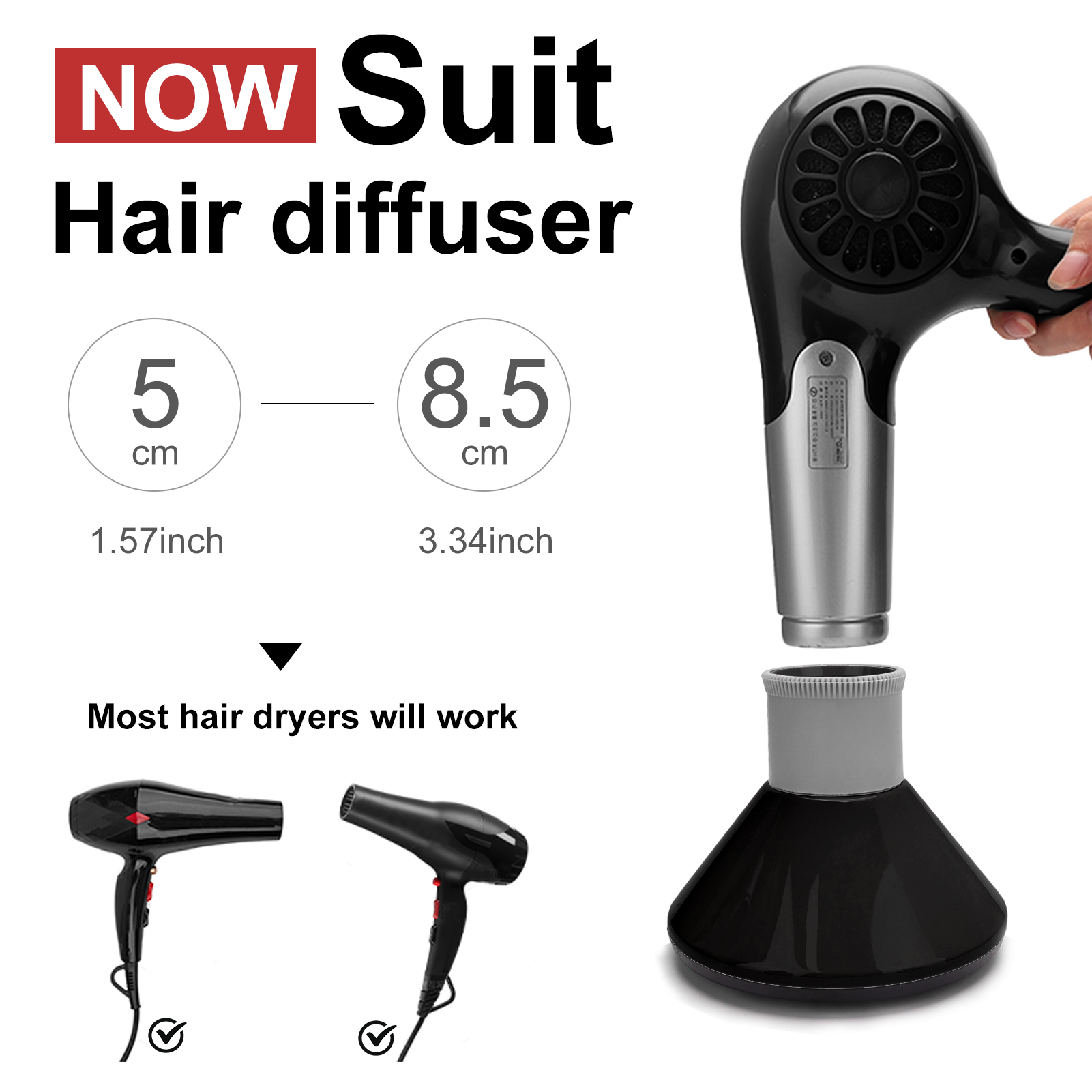 Capa difusora universal para salão de beleza, resistente à temperatura, ferramenta de silicone, barbearia, casa, cabeleireiro, encaracolado, suprimentos de estilo