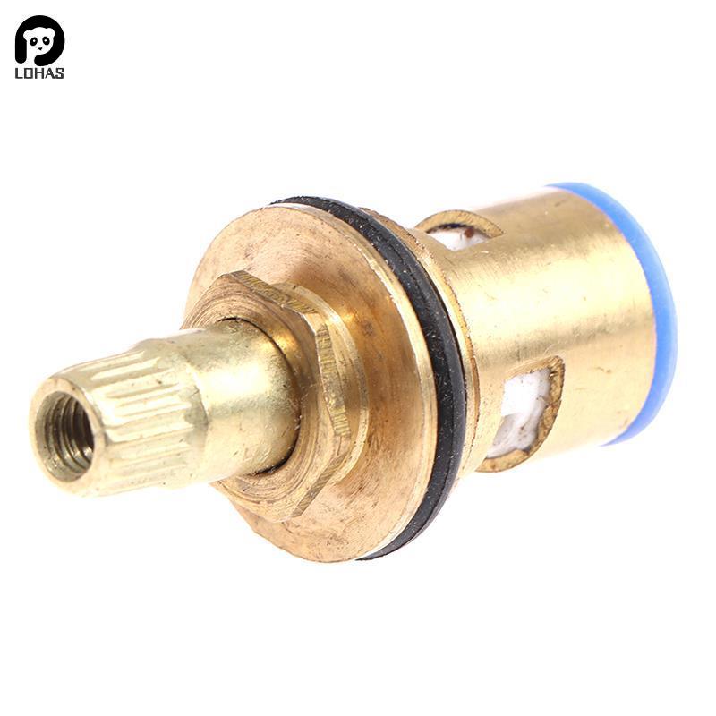 Universal Replacement Tap Valves Brass Ceramic Disc Cartridge Inner Faucet Valve for Bathroom, Clockwise or Anti-clockwise