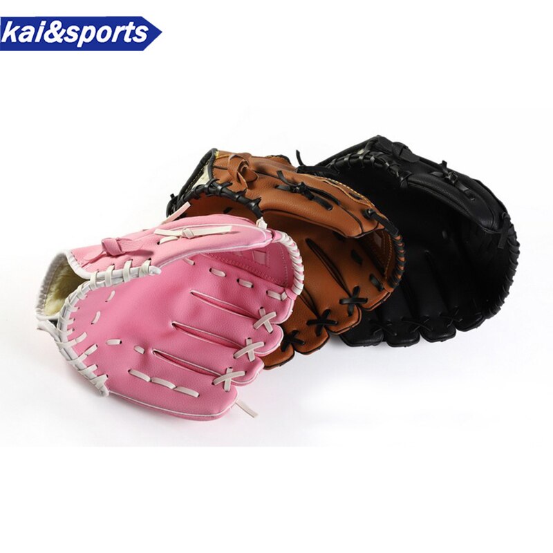 Baseball Handschoen lederen PU Werpers Infielder baseball handschoenen handschoenen voor kinderen Tiener Volwassen