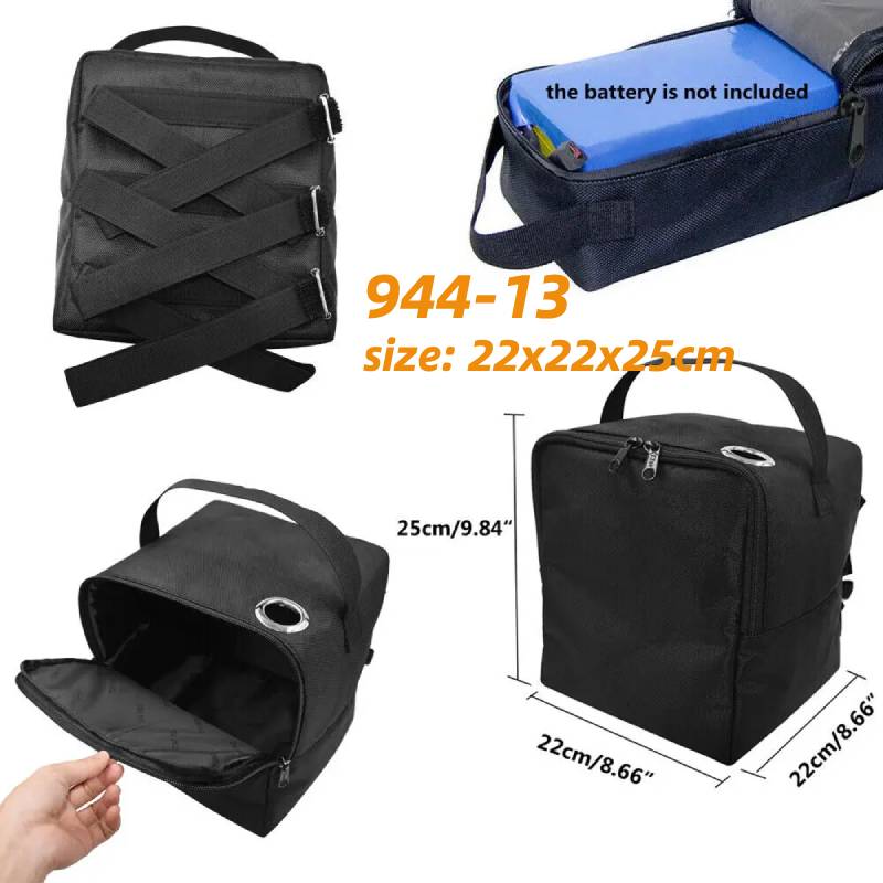 22 Maten Elektrische Fiets Case Elektrische Fiets Bagage Opslag Fiets Elektrische Fiets Pvc Li-Ion Batterij Scooter S M L-: Blauw