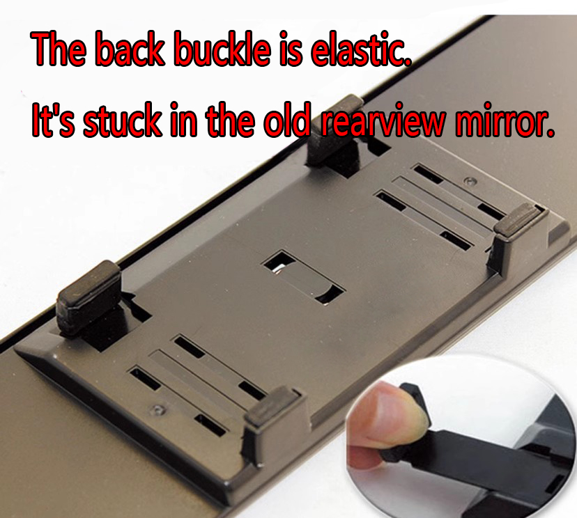 HD Car Rear View Mirror Wide-angle Panoramic Rearview Mirror Auto Reverse Back Parking Reference Rear Mirrors 30/27cm Universal