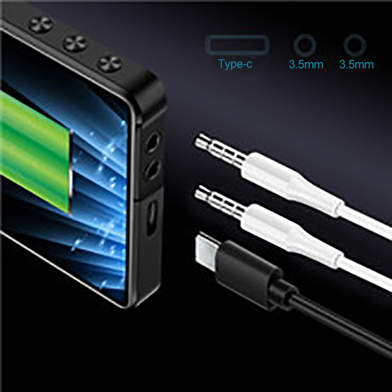 4 Inch UI MP4 Music Player Touch Screen 16GB BT 5.0 with Speaker 1080P Video Ebook FM MP3 Audio Player Portable For Walkman