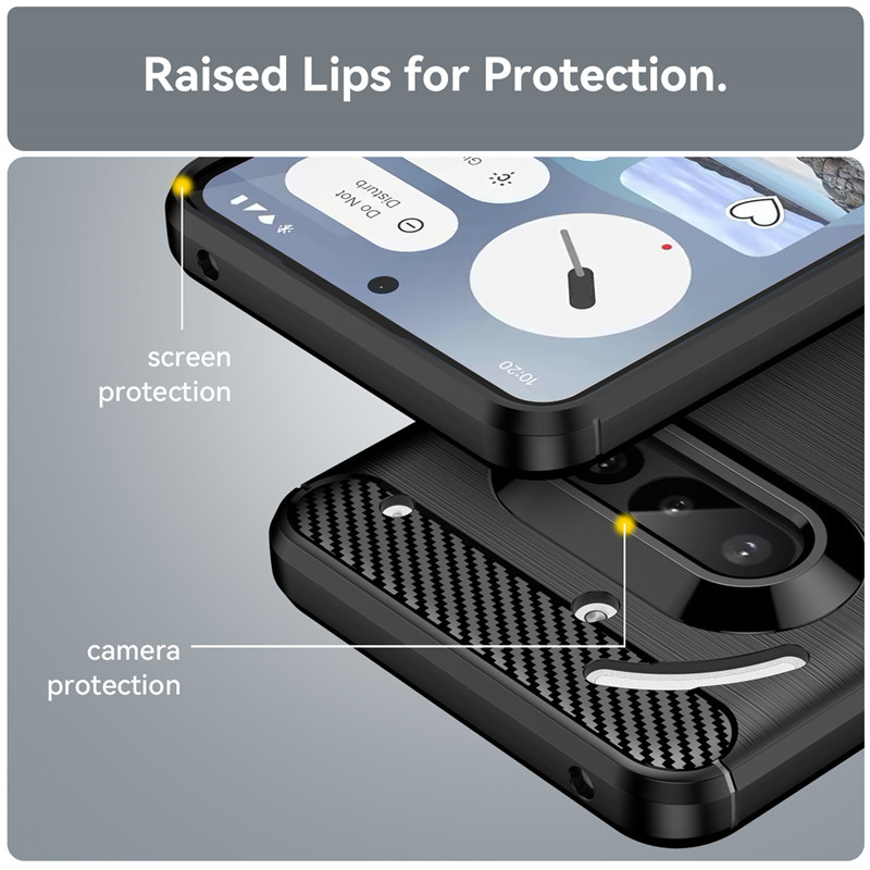 For Nothing Phone 3a 5G Case For Nothing Phone 2 2a 3a Pro Cover Shockproof Soft Silicone Protective Bumper For Nothing Phone 3A