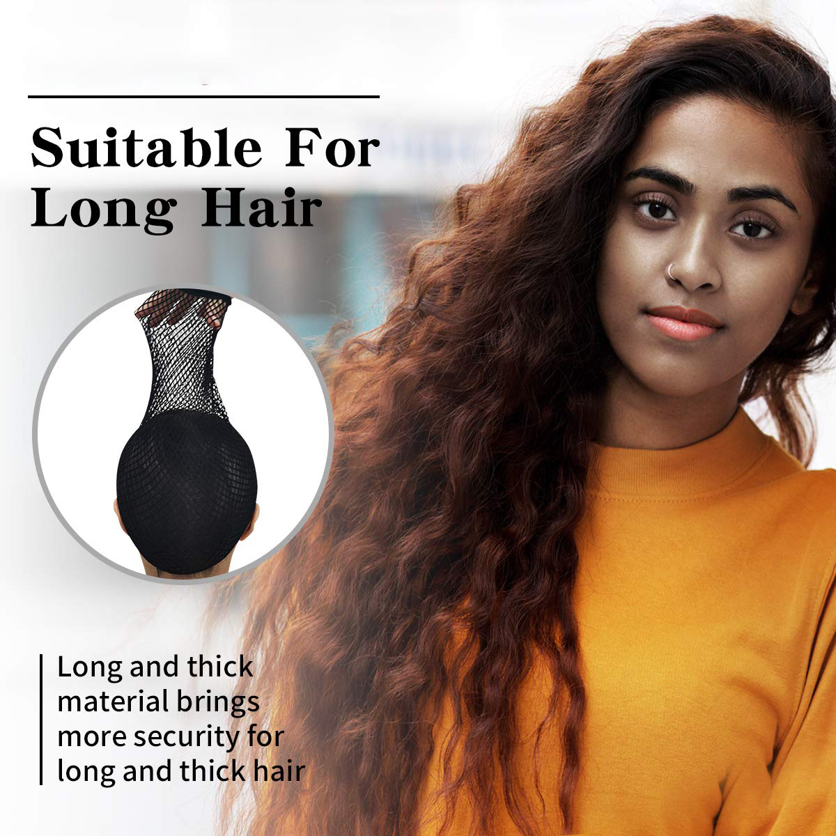 Dream Lover Mesh Perücken kappe für langes Haar, Haarnetz für Perücke, Haar kappe für Perücken, schwarz,