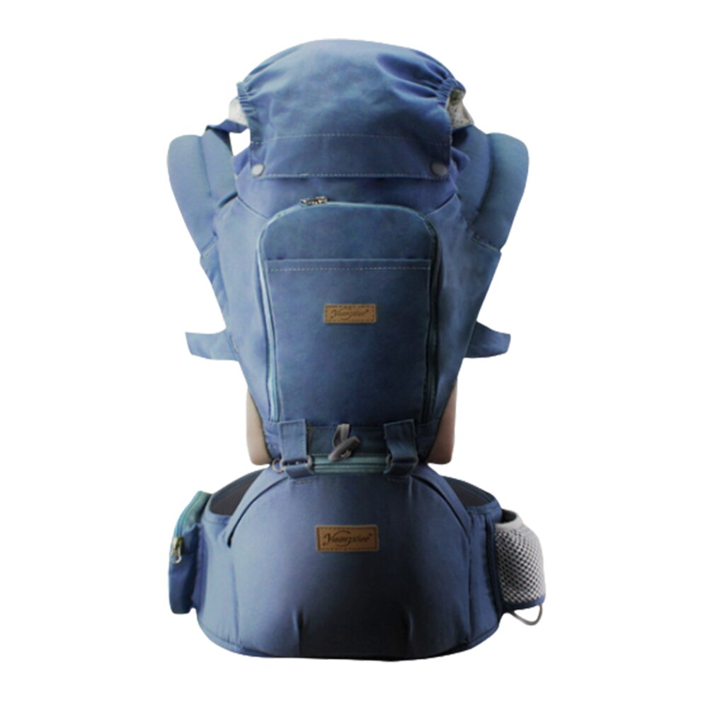 Baby Carrier Transport Ergonomic Baby Kangaroo 3 In 1For Use From 0-36monthes Baby With shade cloth Supports Weight Over 10kg: Blue