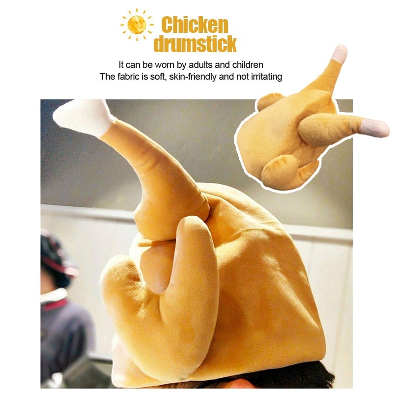 Plush Toy Singing And Dancing Singing 2022 Turkey Thanksgiving Hat Novelty Cooked Chicken Bird Secret Santa Fanc