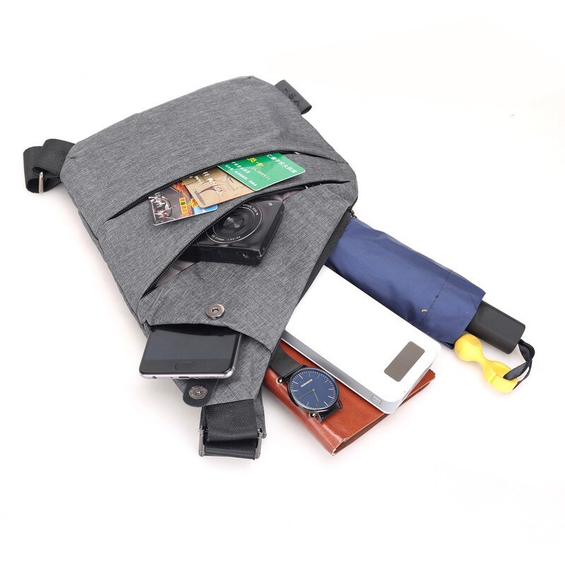 Mannen Reizen Zakelijke Fino Tas Inbraakpreventie Schoudertas Holster Anti Diefstal Beveiliging Band Digitale Opslag Borst Zakken