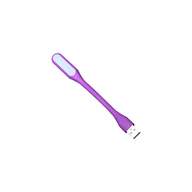 2/4 stk. mini usb ledet nattlys  dc 5v bærbare bokleselys sammenleggbare øyebeskyttelseslamper egnet til powerbank datamaskin: Blå / Svart