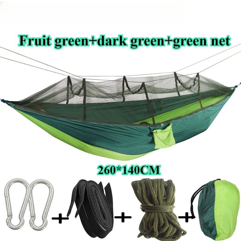 Outdoor Klamboe Hangmat Luchttent Kamperen Met Klamboe Ultralicht Nylon Dubbel Draagbaar Reizen Buiten Kamperen: Buff