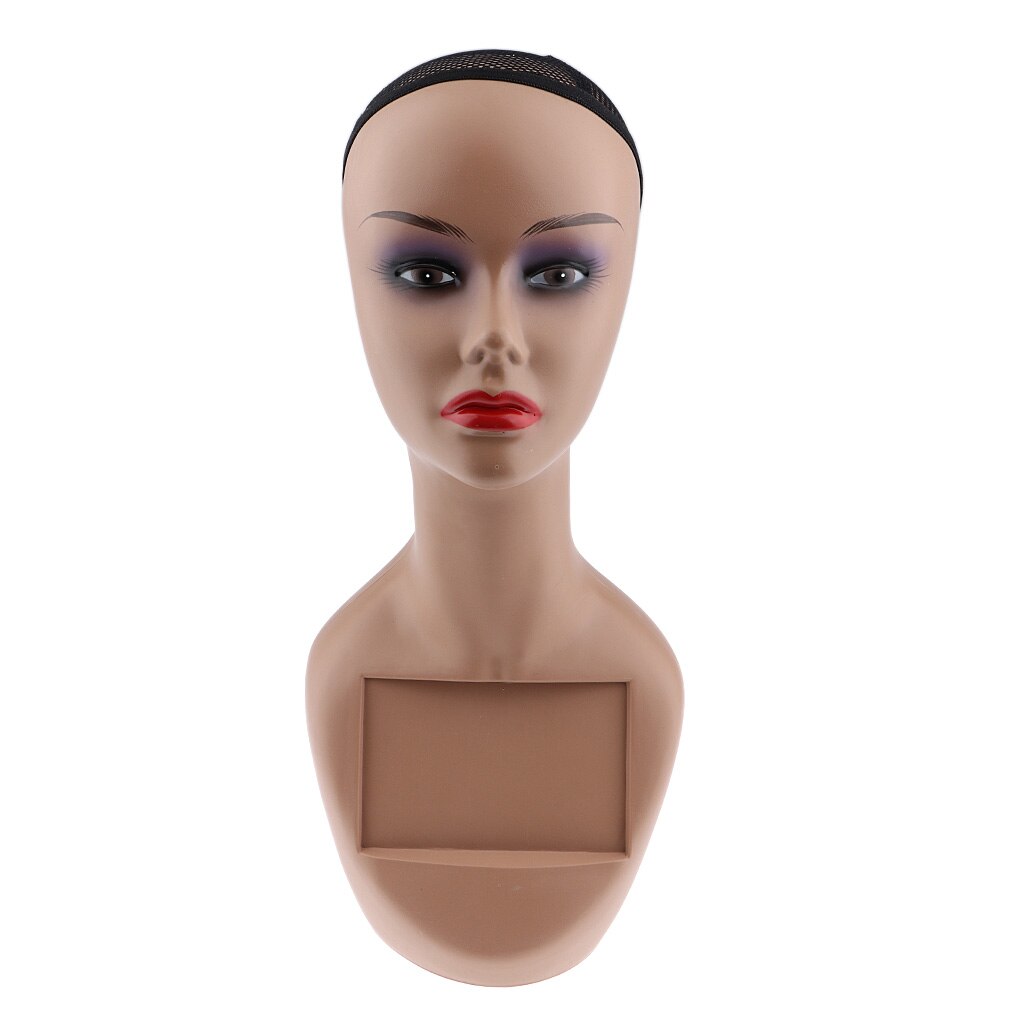 Mannequin Head Female Bust Mannequin Support Glasses Caps Wigs