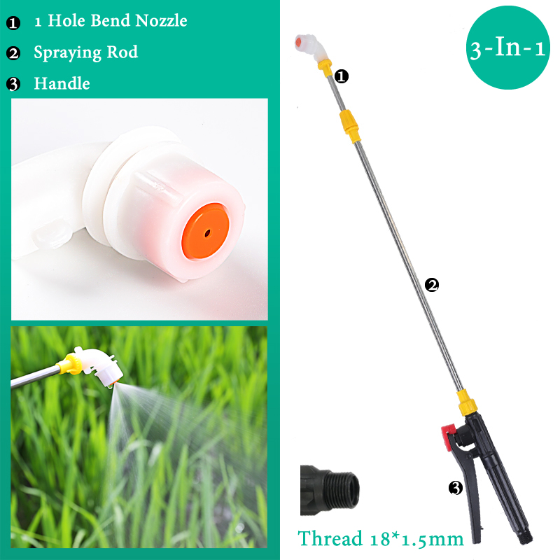Tige de pulvérisation rétractable de 0.45-0.8m, pour pulvérisateur à pression manuelle, pulvérisation de pesticides de jardin extérieur, arrosoir d'arbre, accessoires: MULTI