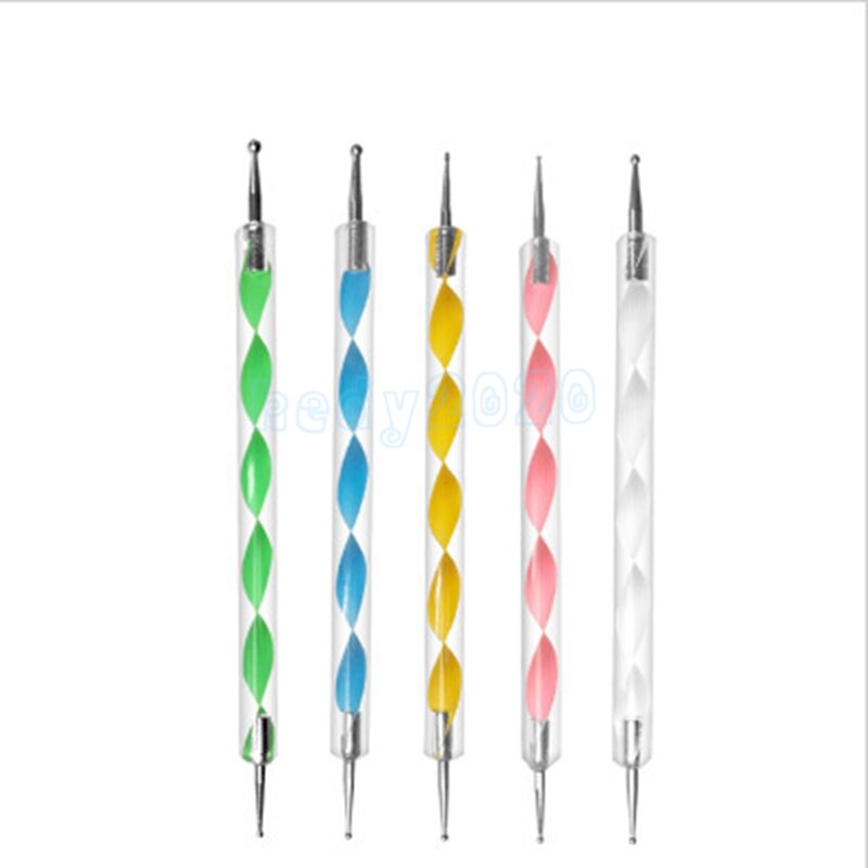 Juego de bolígrafos para pintar con puntos, varillas para el dolor de Mandala, arte en relieve, modelado, pluma de pintura, herramientas de modelado de tallado, 10 Uds.