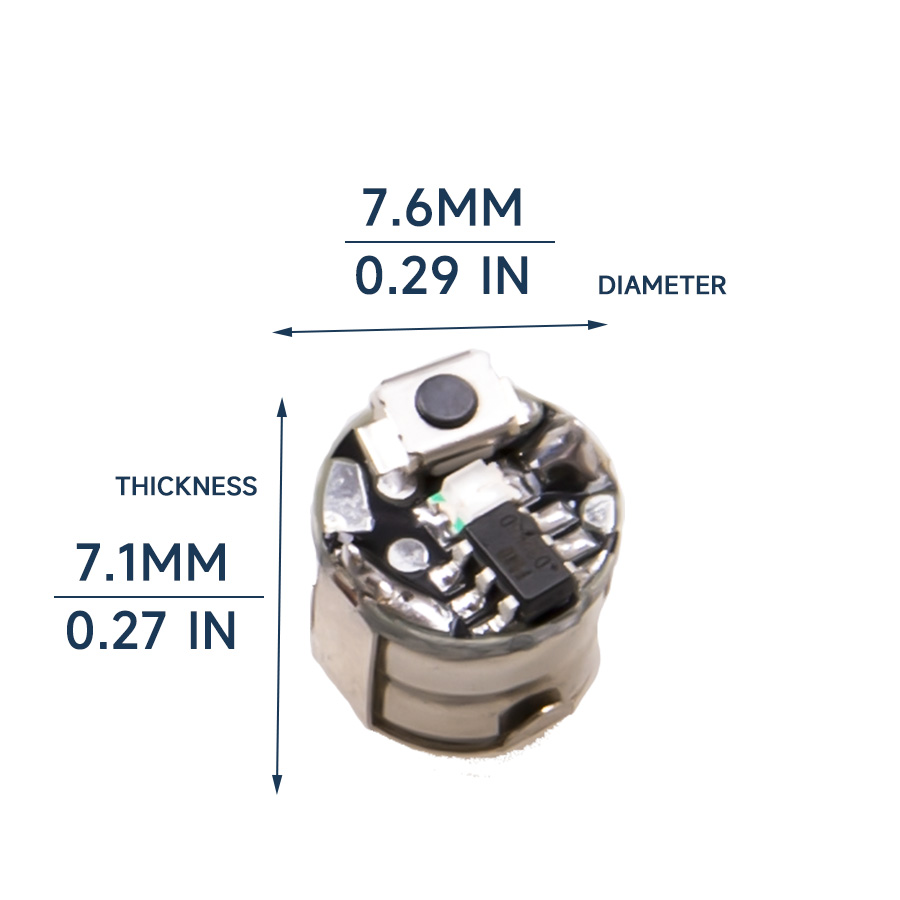 3 st mini led-lampa med touch-funktion, modellljusleksaker för gör-det-själv-modellbygge av robotar/bilar med batterier