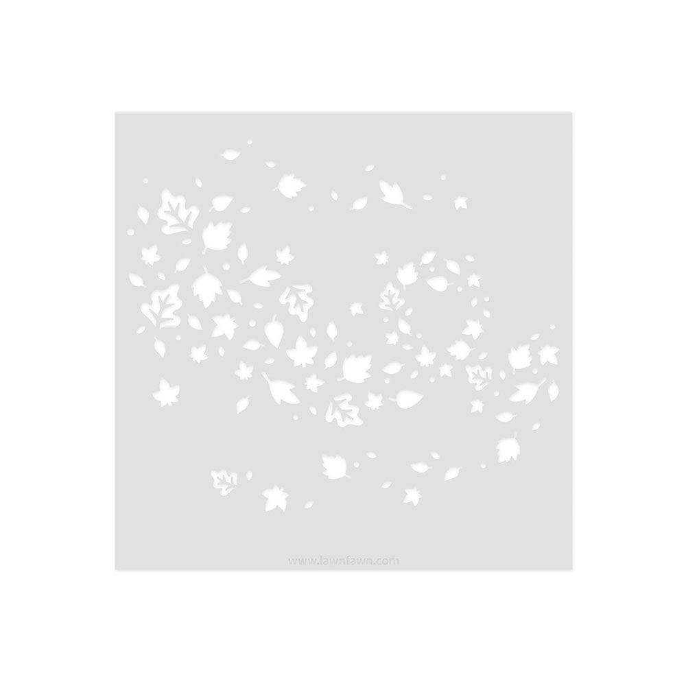 Efterårsblade kantmaler metal hobby skæremaller scrapbooking papir dagbog dekoration manuel håndlavet til prægning: Brun