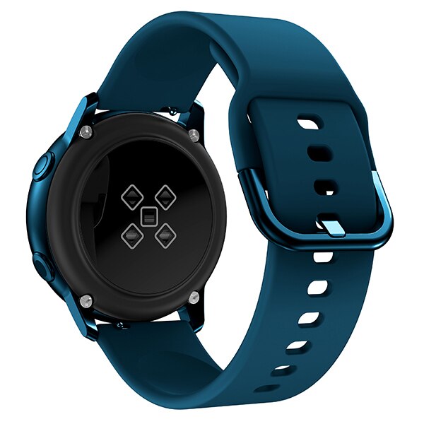 Urremme 20mm til samsung galaxy watch active 2 silikone sport armbånd urremme til samsung active 2 urremme 1:1: Indigo 1