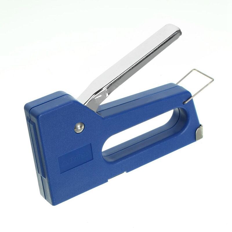 Mini Staple Nail Stapler Stapling Machine Kit with 100pcs 6mm Nails For Furniture Woodworking Stapler Hand Tools