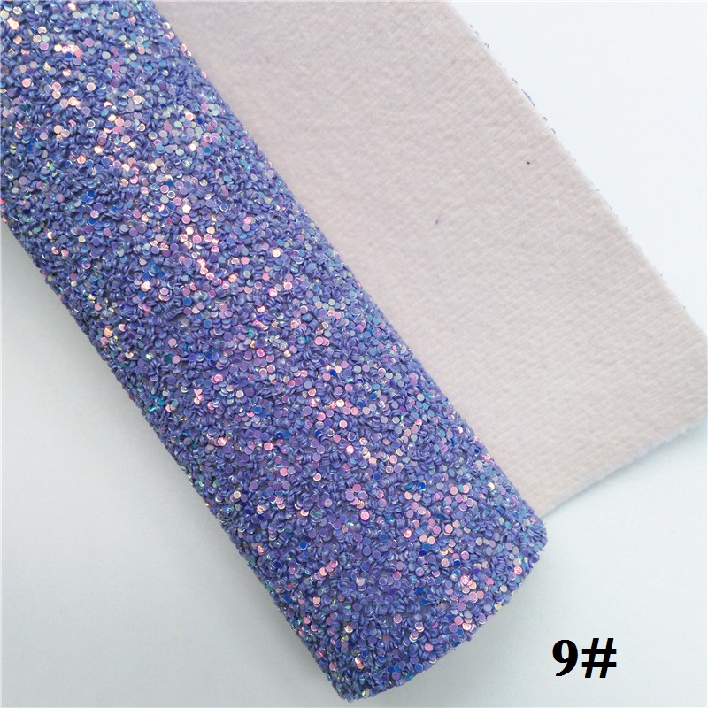Glitterwishcome 21X29CM A4 taille paillettes tissu, gros cuir pailleté, Faux cuir PU tissu vinyle pour les arcs, GM502A: 9