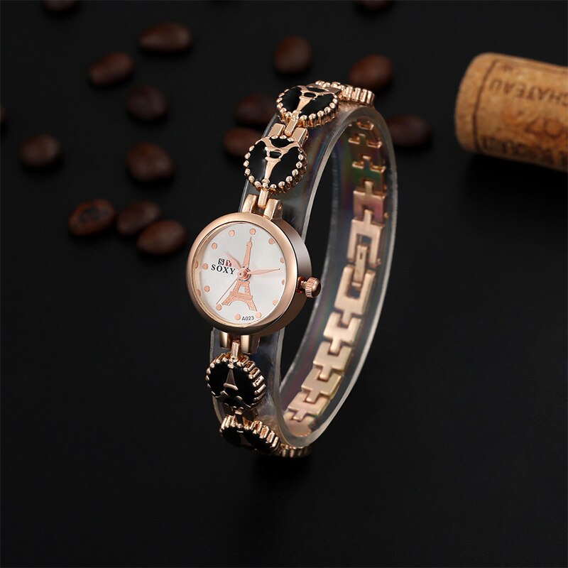 Mode Eiffeltoren quartz Horloge Soxy Horloge Relojes Vrouwen Horloge Dames Horloge Klok relogio feminin