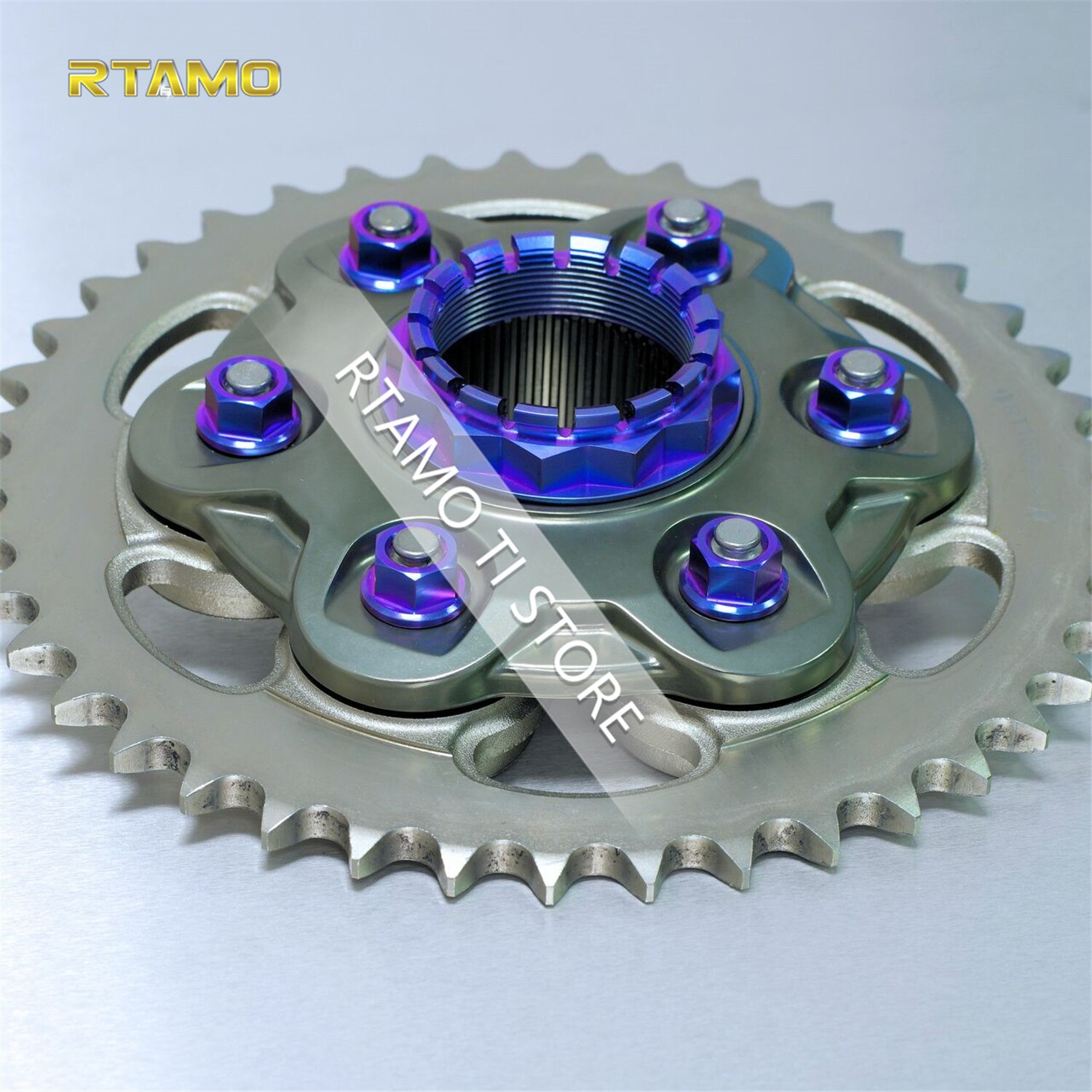 Titanium Flanged Nuts M12 M14 M16 M18 M25 Nut Screws Ti Bolts for Motorcycle Bicycle Car Parts