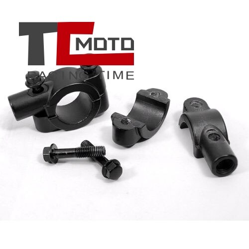 22mm M8 M10 Motorcycle Mirror Adapter Mount Holders Bracket Clamp For Motorbike Handlebar Moped Dirt Pit Bike ATV Quad 4 Wheeler