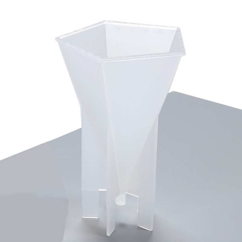 DIY Hexagonal Cone Silicone Mold, Pentagonal Cone Mold, Flexible, Transparent Clear Molds for Casting with Resin, Cement, Candle: Outside frame 5
