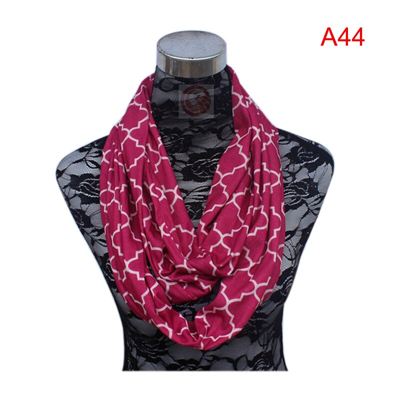 Portable femmes écharpe poche infini écharpe tout Match voyage voyage écharpes QL: a44
