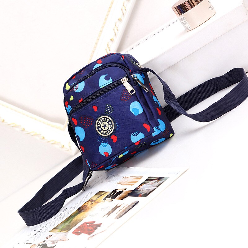 Women's Canvas Single Shoulder Bag Women's Bag Nylon Leisure Cross Small Bag Manufacturer Korean Multi-layer: COLOR7