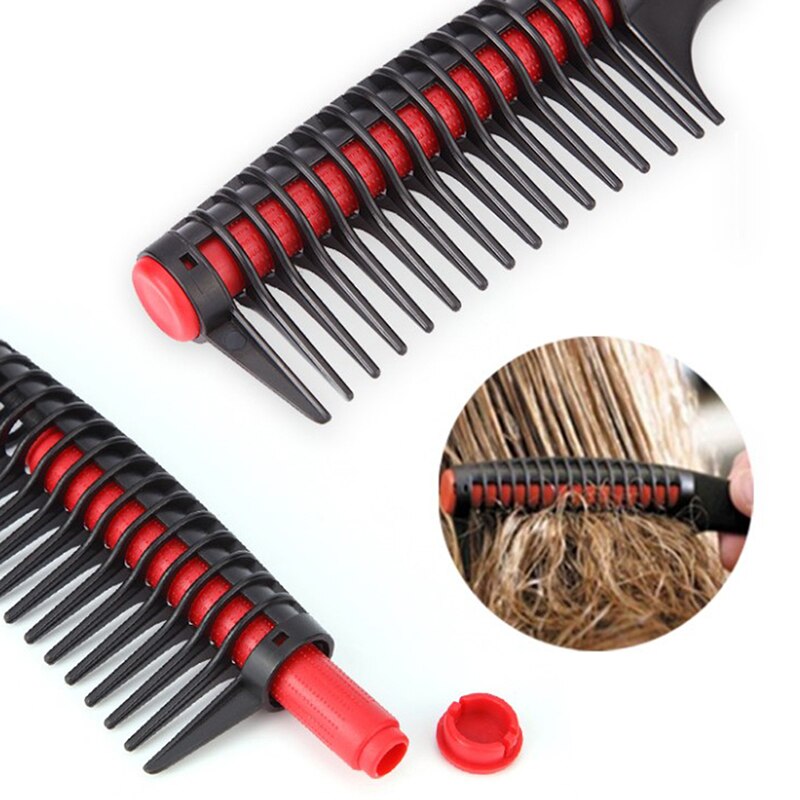 Peine de dientes anchos para teñir el cabello, cepillo para teñir el pelo, herramientas de estilismo para peluquería, accesorios de salón, 1 ud.