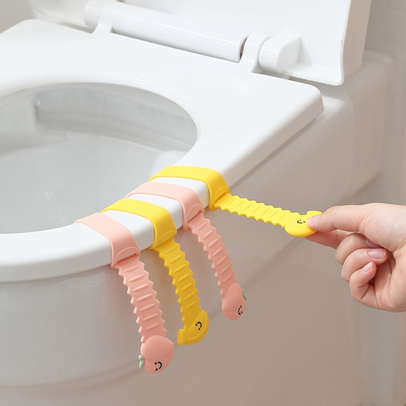 Klapa sedesu otwieracz uchwyt robić toalety domowej artefakt naklejka na toaletę przenośny anty-brudny podnieś pokrywkę podnieś uchwyt chłopak-sa