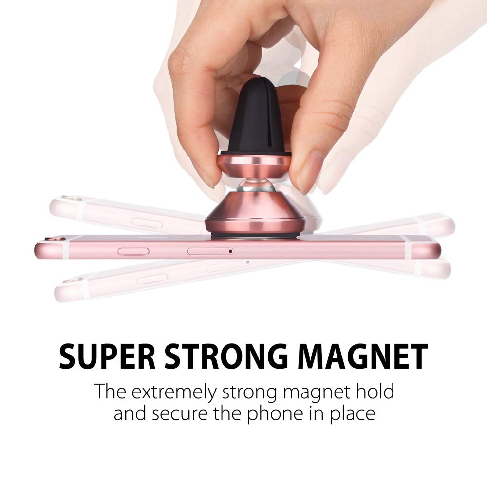 Suporte magnético automotivo para celular, suporte magnético para ventilação, para iphone x, 11, 8, 7, xiaomi, samsung, 360 suporte para celular